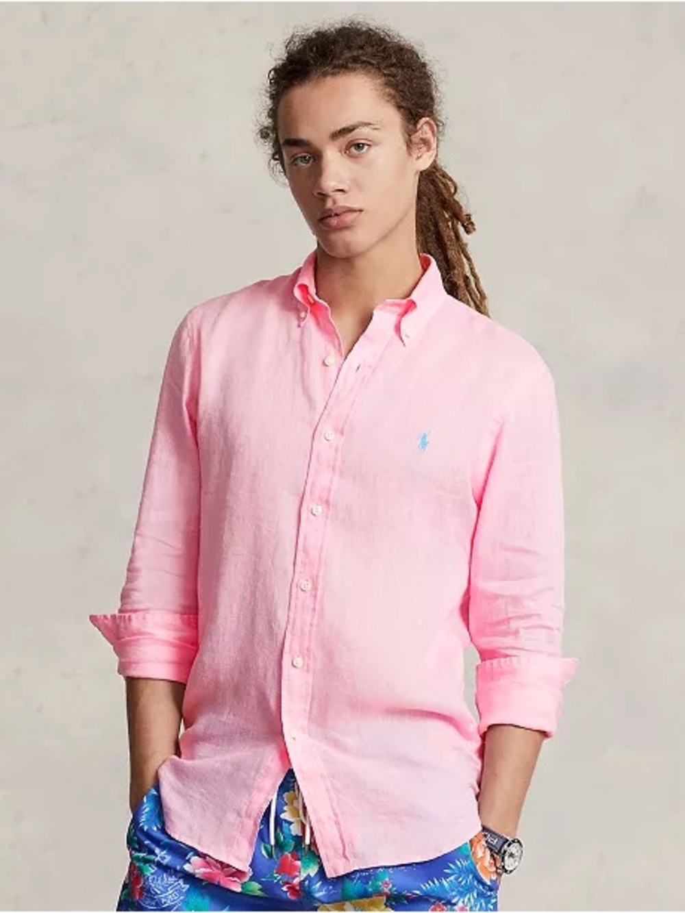Ralph Lauren Light Pink Button-Down Shirt